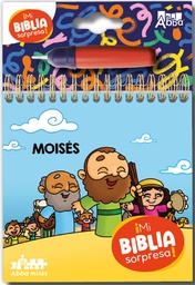[ABBA-1405] Moisés "Colección Mi Biblia Sorpresa" Pinta Con Agua