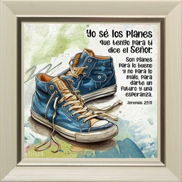 [CART-BS23003K] Cuadro Para Escritorio Texto: Jeremías 29:11