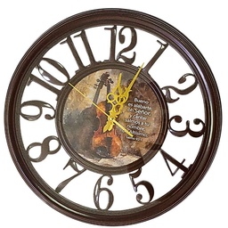 [WATCH-BS25326-40D] Reloj De Pared Texto: Salmo 92:1