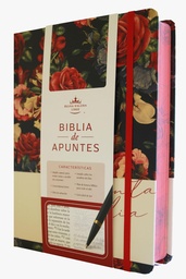 [LRANDOM-1177] Biblia RVR 1960 De Apuntes Tapa Dura Azul Con Flores