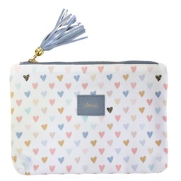 [LPURA-1012] Cosmetiquera  Tema:  "Amada"  Diseño Corazones