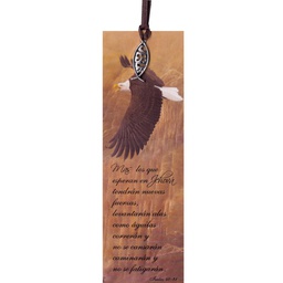 [SEP-017] Separador De Libros Con Dije, Isaías 40:31