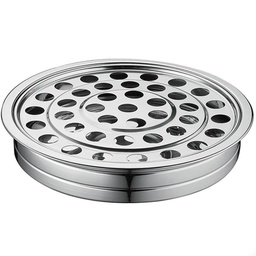 [LBSH-6031] Bandeja Plateada De Copitas Para Santa Cena