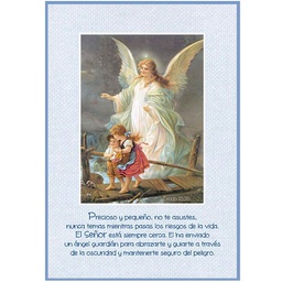 [DECOR-1013A] Plaqueta Ángel De La Guarda Color Celeste Celeste Éxodo 23:20