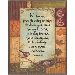 [DECOR-1202] Plaqueta : Isaías 41:10