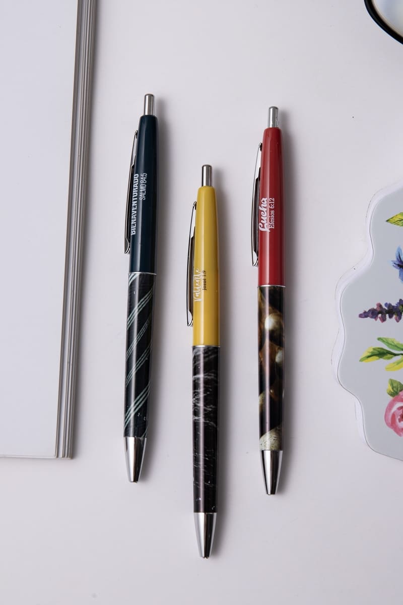 Paquete 3 Bolígrafos Diseño Masculino