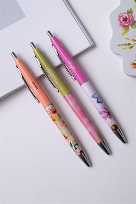 Paquete de 3 Bolígrafos Diseño Femenino