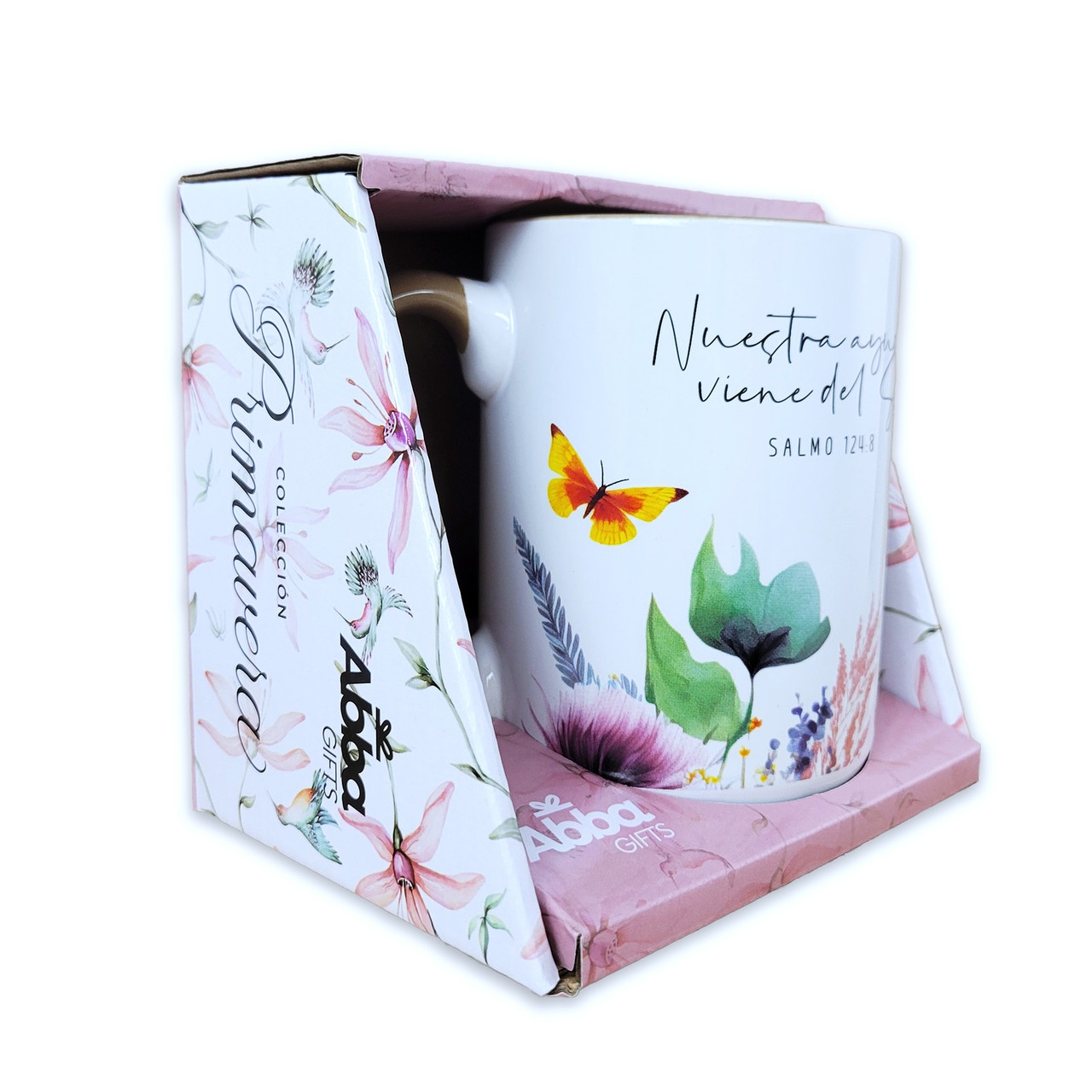 Taza 16 OZ. Colección Primavera. Nuestra ayuda