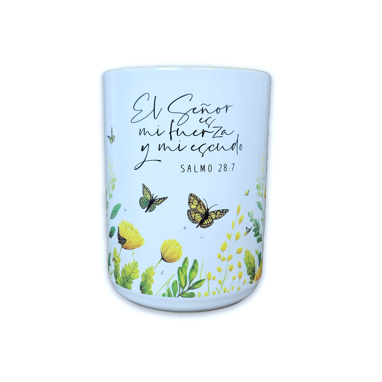Taza 16 OZ. Colección Primavera. El Señor es mi fuerza