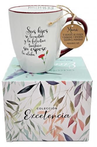 Taza 16 OZ. Colección Excelencia. Sus hijos se levantan