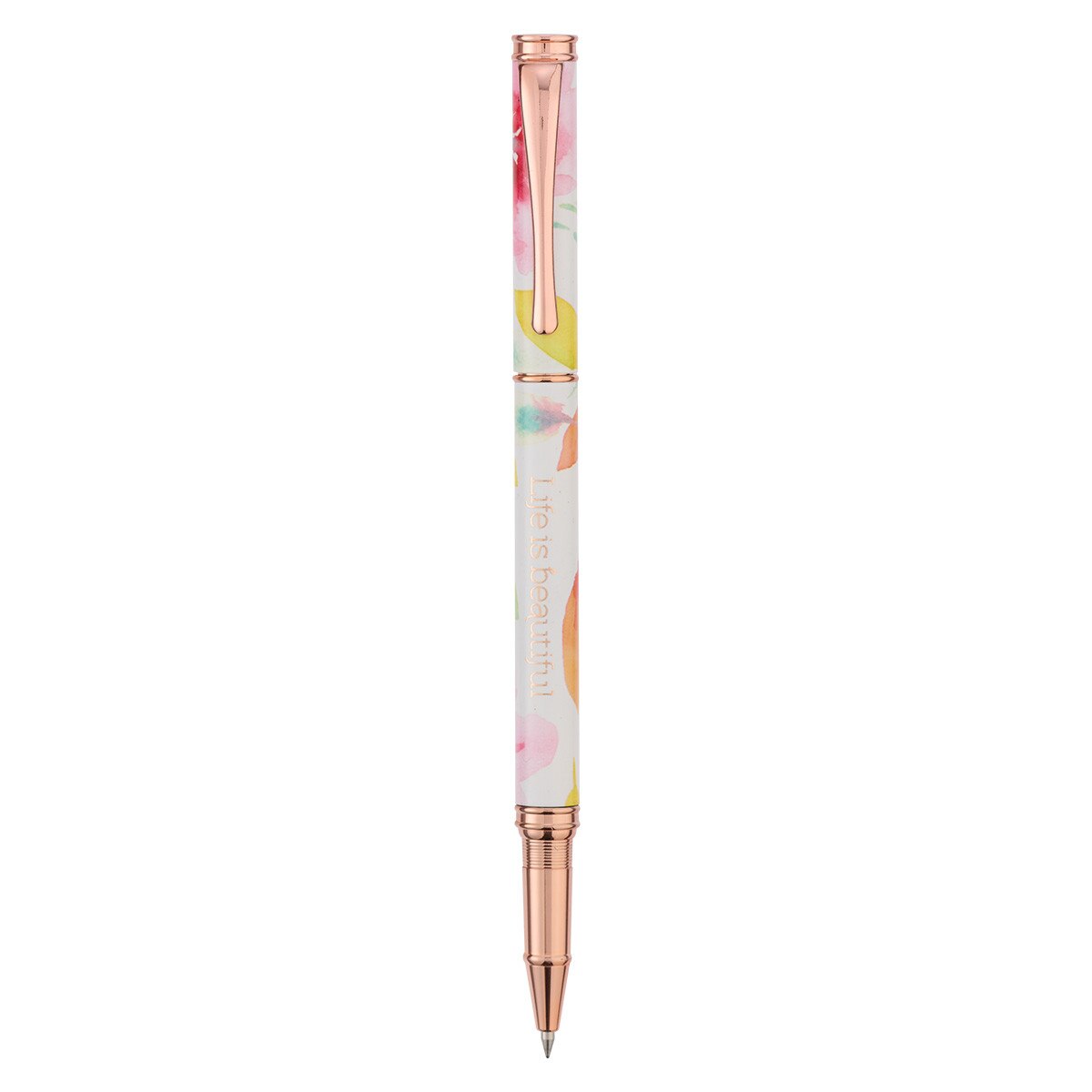 Pen In gift Box Pink Daisies Be