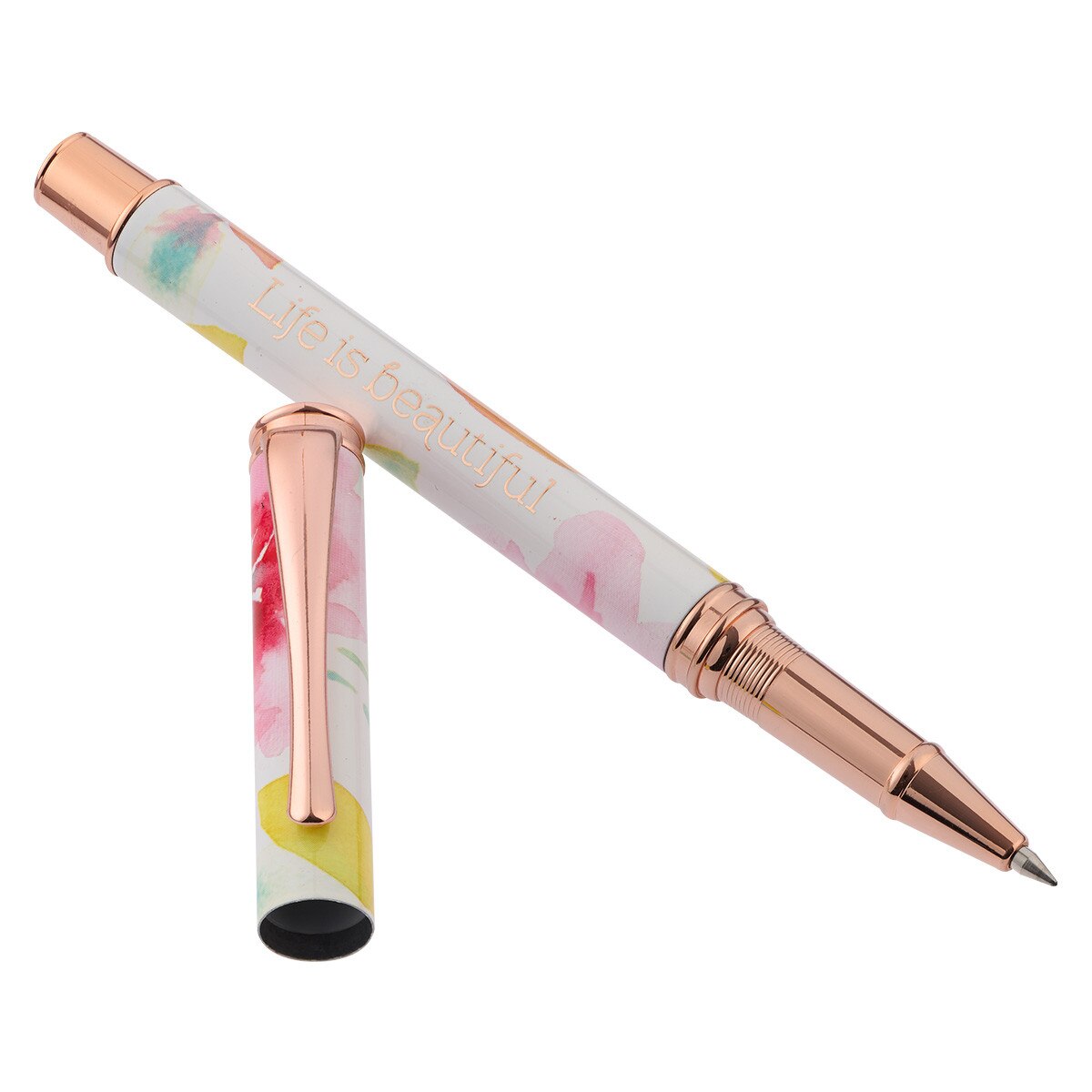 Pen In gift Box Pink Daisies Be