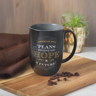 Mug Black/ Gray hope & A Future