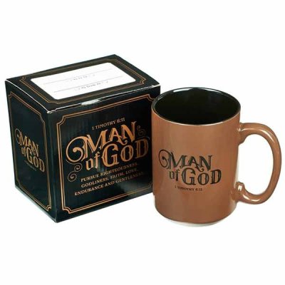 Taza De Cerámica Hombre De Dios 1 Timoteo 6:11