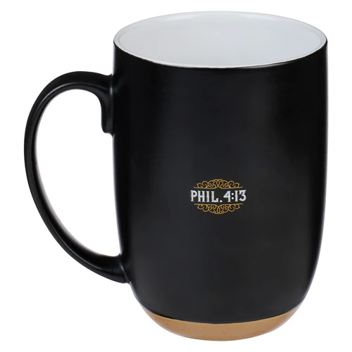 Taza De Cerámica Todas Las Cosas A Través De Cristo - Phil. 4:13