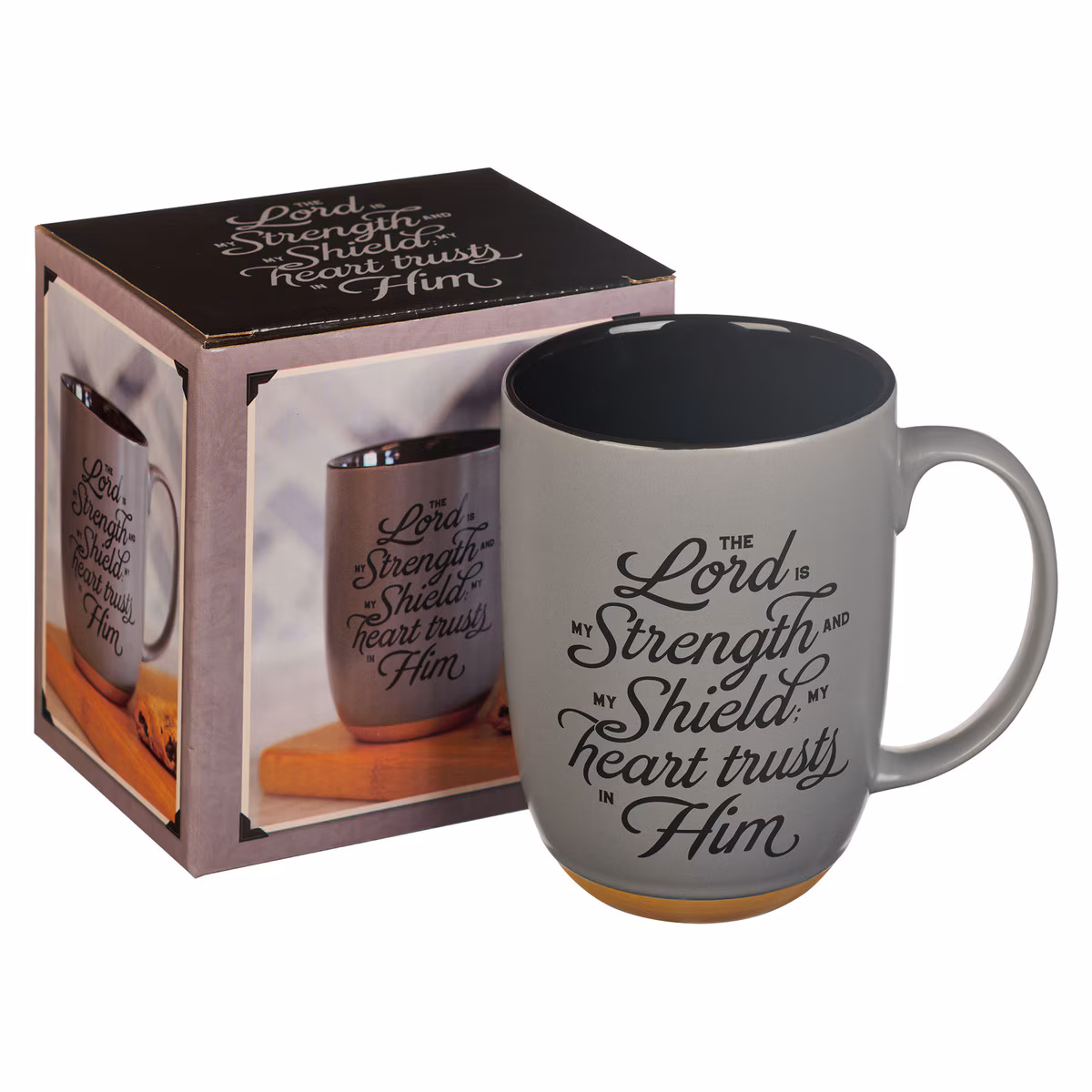 Taza De Cerámica Salmo 28:7