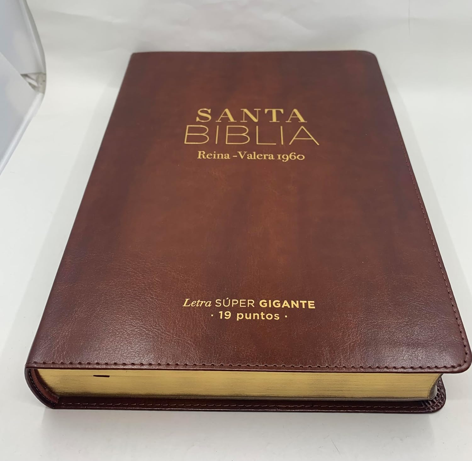 Biblia RVR 1960 Letra Súper Gigante Con Índice Café